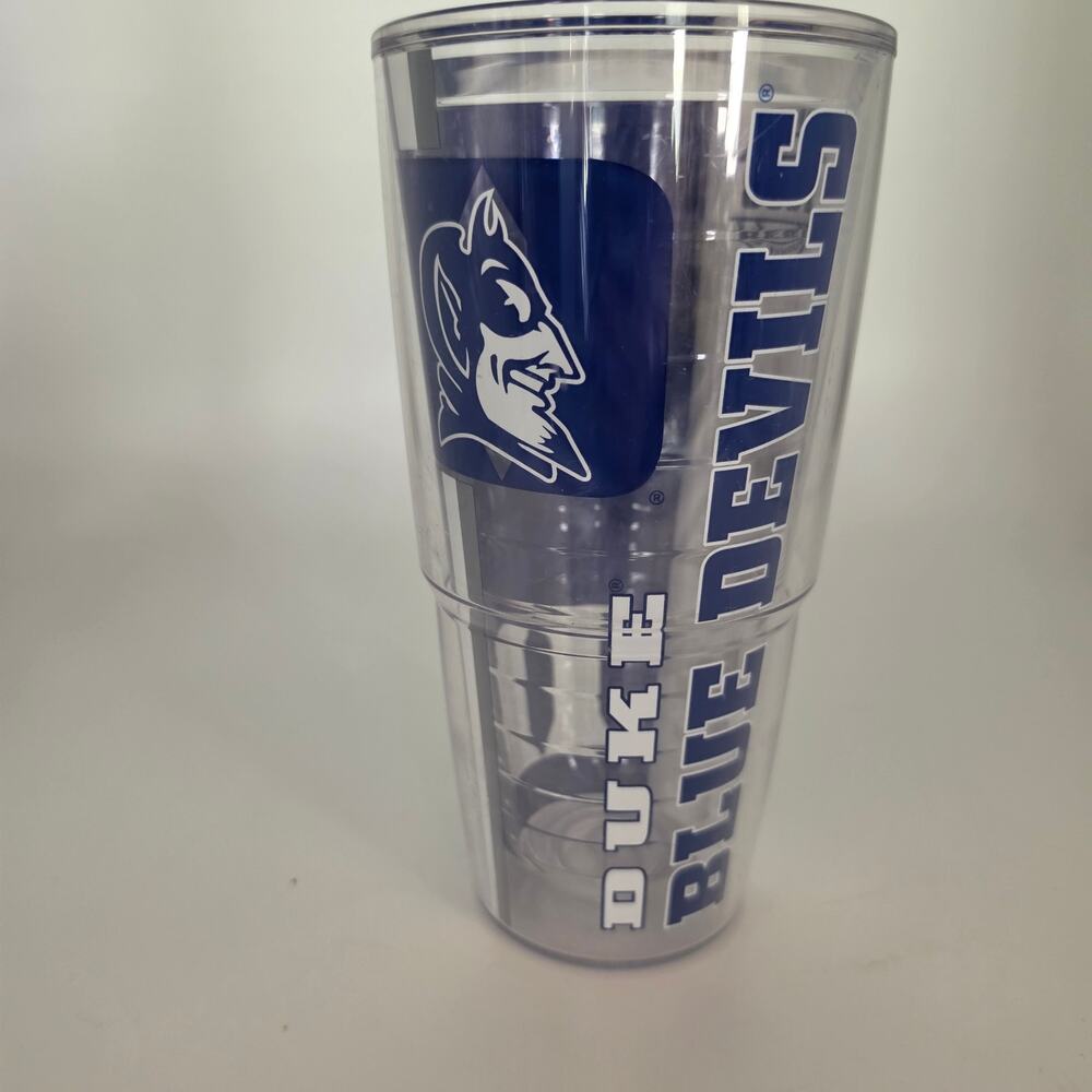 TERVIS Duke University Blue Devils 24oz Insulated Tumbler Blue Clear NO LID